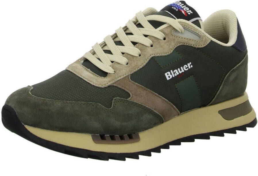 Blauer Lage Sneakers