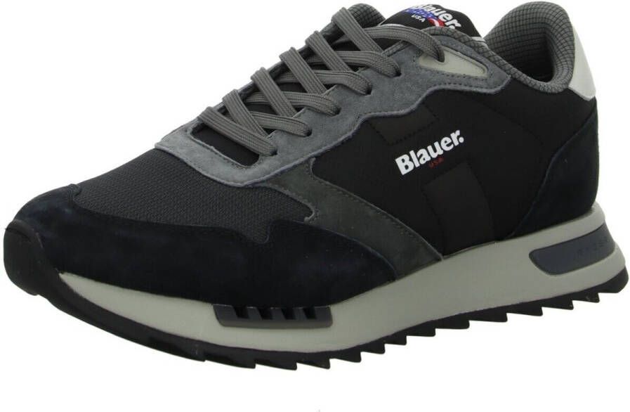 Blauer Lage Sneakers