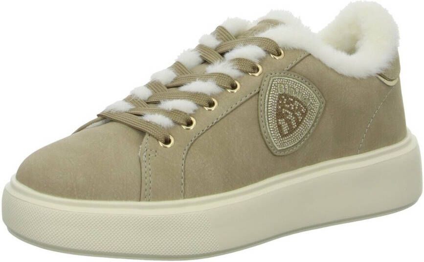 Blauer Lage Sneakers