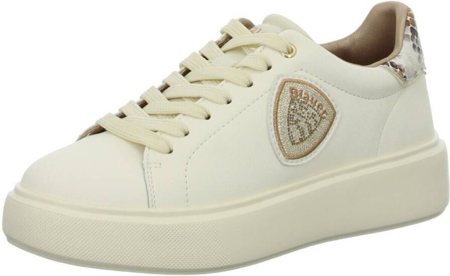 Blauer Lage Sneakers