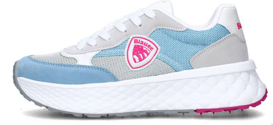 Blauer Dynamische Street Style Sneakers met Verwijderbare Binnenzool - Foto 5