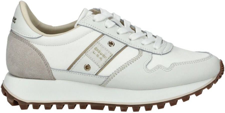 Blauer Lage Sneakers Sneaker