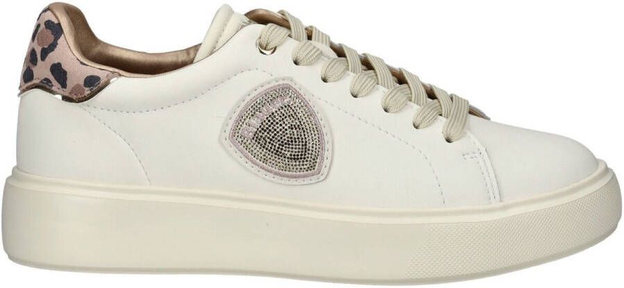 Blauer Lage Sneakers Sneaker