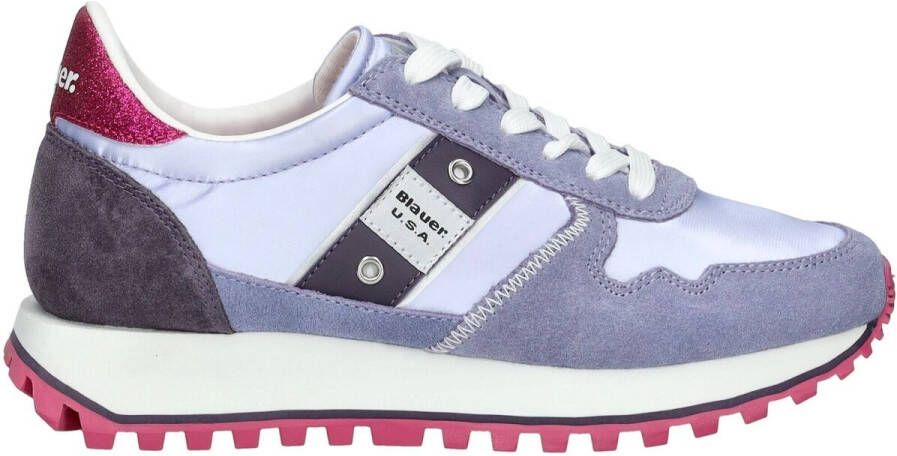 Blauer Lage Sneakers Sneaker