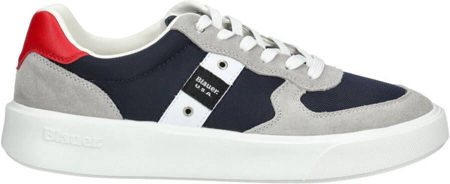Blauer Lage Sneakers Sneaker