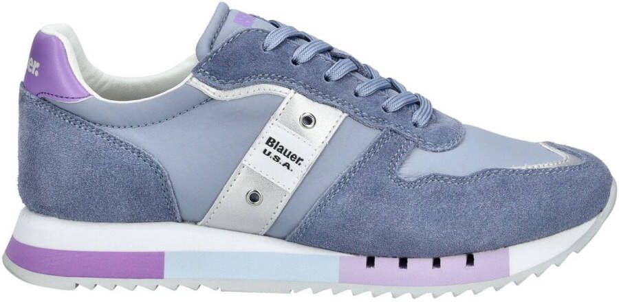 Blauer Lage Sneakers Sneaker