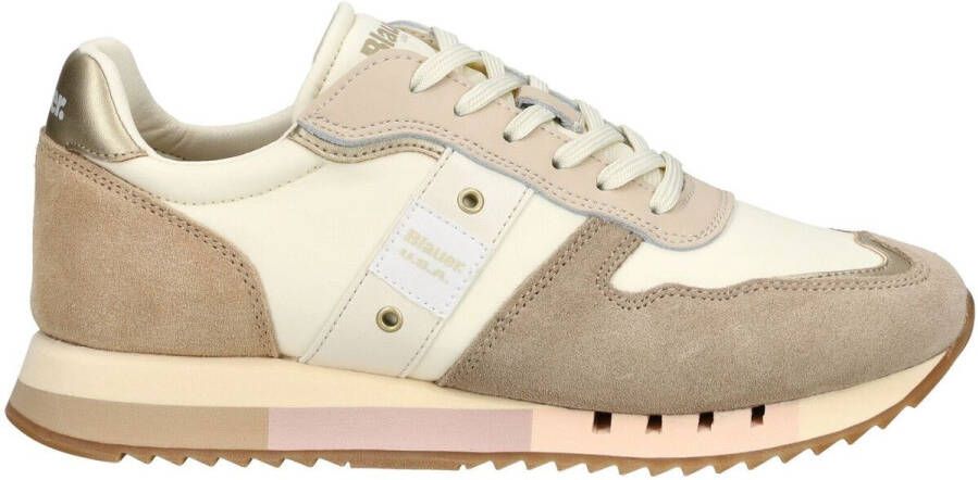 Blauer Lage Sneakers Sneaker