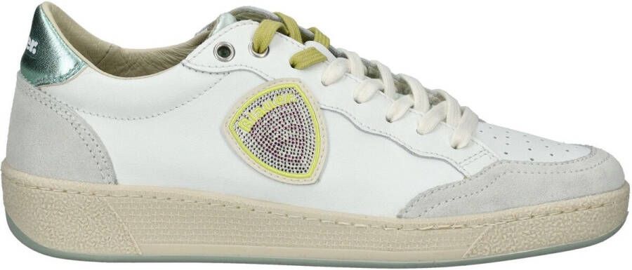 Blauer Lage Sneakers Sneaker