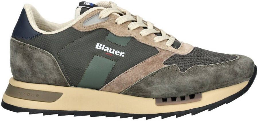 Blauer Lage Sneakers Sneaker