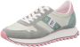 Blauer Groene Damessneaker Dynamische Fusion Stijl - Thumbnail 2
