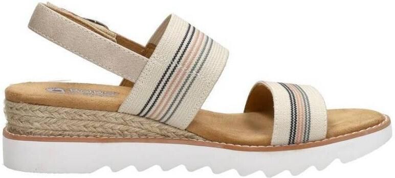 Skechers Sandalen met sleehak Sandales Desert Kiss Hi Tea Time beige - Foto 6