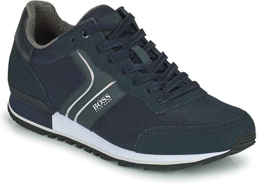 Boss Blauwe Parkour Runn Nymx Lage Sneaker