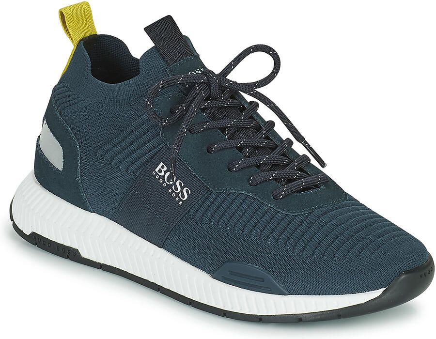 Boss Titanium Runn Knst1 50452034-410 Mannen Marineblauw Sneakers