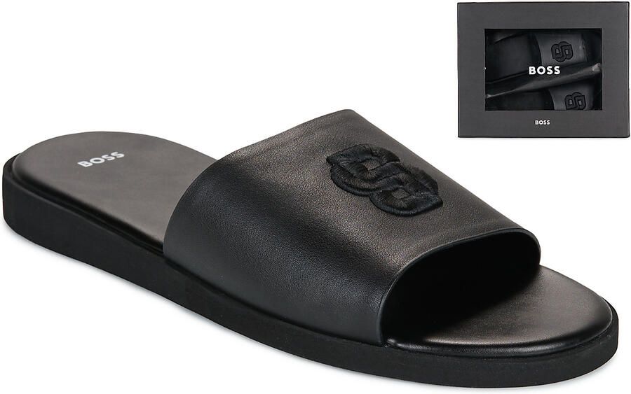 BOSS Heren Slipper Zwart 50563148 001 Darrel Pubb - Foto 2