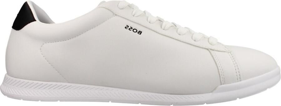 Boss Sneakers in leerlook model 'Nitan_Lowp_pltd'
