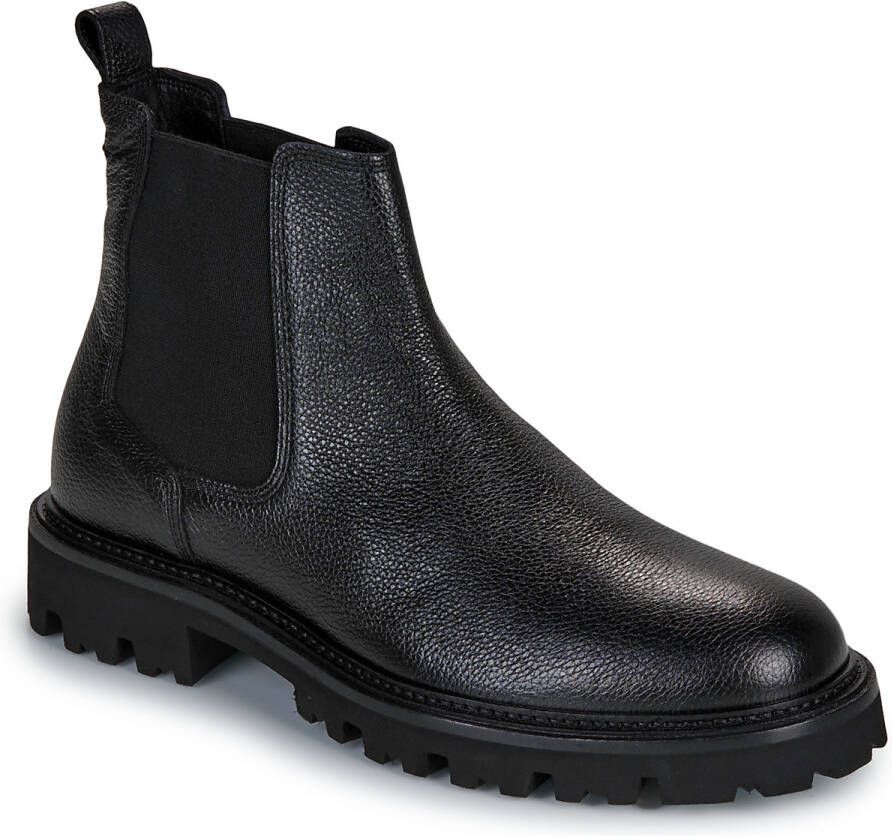 Boss Chelsea boots van echt runderleer
