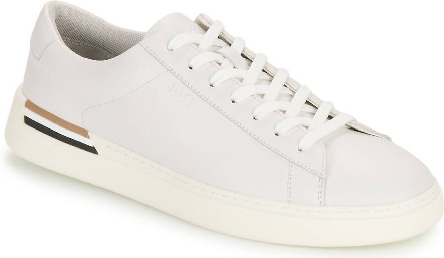 BOSS Lage Sneakers Heren Clint Tenn Maat: 44 Materiaal: Leer Kleur: Wit - Foto 5