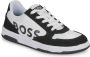 Boss Kids Baskets 29359 Lage sneakers Leren Sneaker Jongens Zwart - Thumbnail 3