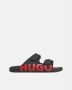 HUGO Slippers met labelprint model 'Evander' - Thumbnail 1