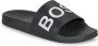 Hugo Boss Band Slippers Collectie Lente Zomer Black Heren - Thumbnail 5