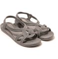 Brasileras Platte sandalen Esmirna - Grijs