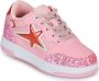 Breezy Rollers Kinder Sneakers met Wieltjes Glitter Roze Schoenen met wieltjes Rolschoenen - Thumbnail 2