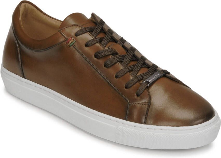 Brett & Sons Lage Sneakers Brett & Sons 4356-NAT-COGNAC