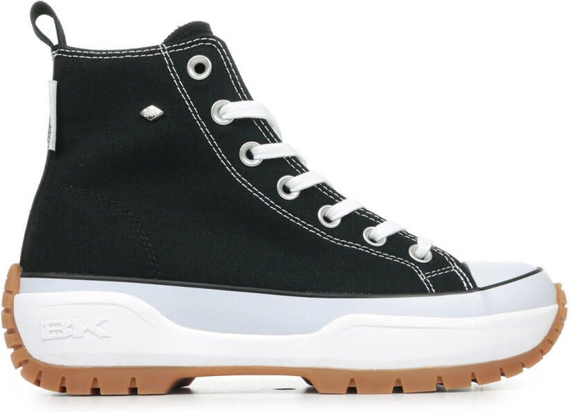 British Knights Kay Mid Fly canvas plateau sneakers zwart - Foto 2