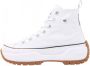 British Knights KAYA MID FLY Dames sneakers hoog Wit - Thumbnail 5