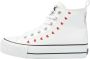 British knights Sneakers Baskets Pu embroidery femme Kaya Mid - Thumbnail 2