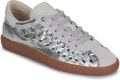 Bronx dames sneaker Bobbie Lace leder en suède zilver grijs - Zilver