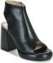 Bronx Flexibele Flatform Sandaal Zwart Black Dames - Thumbnail 3