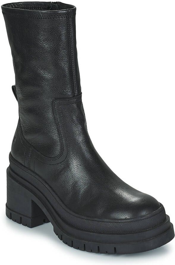 Bronx Lyss A Enkelboots Enkellaarsjes Dames Zwart - Foto 4