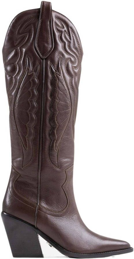 Bronx Western New Kole Hoge Laarzen voor Dames Brown Dames - Foto 2