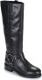 Bronx Nieuwe-Tough Dames Hoge Laars Zwart Black Dames - Thumbnail 3