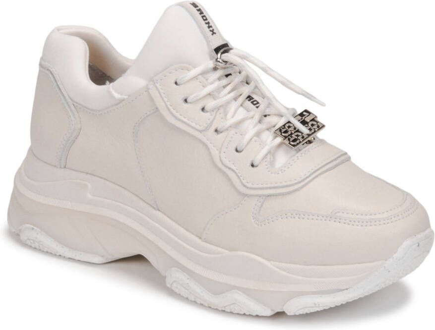 Bronx Baisley Lage sneakers Leren Sneaker Dames Wit - Foto 5
