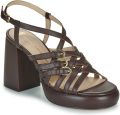 Bronx Sandalen met hakken ginn-y - Bruin