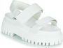 Bronx Witte Sandalen Groov y 84927 - Thumbnail 2