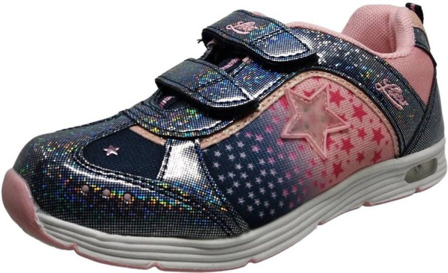 Lico Sneakers Starlet V Blinky schoen met knipperlichtje met glitter
