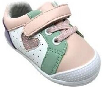 Bubble Bobble Lage Sneakers Zapato niña c1648 respetuoso rosa