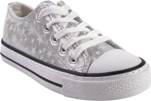 Bubble Bobble Sportschoenen Canvas meisje BOBBLE a3513 zilver