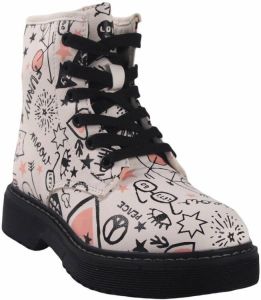 Bubble Bobble Sportschoenen Meisjes enkellaars BOBBLE a3484 wit