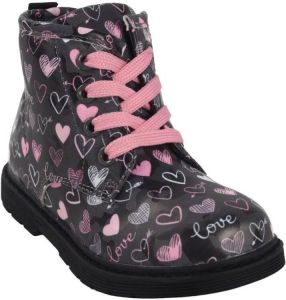 Bubble Bobble Sportschoenen Meisjes enkellaars BOBBLE c396 grijs