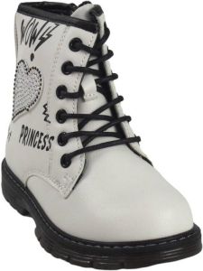 Bubble Bobble Sportschoenen Meisjes enkellaars BOBBLE c433 wit