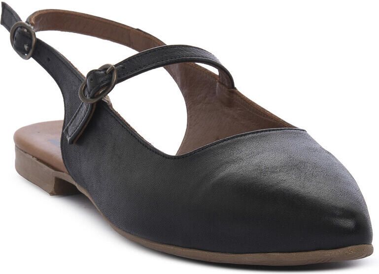 Bueno Shoes Ballerina's NERO