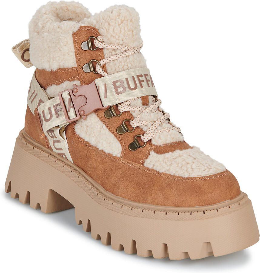 Buffalo Plateaulaarsjes Aspen Com Mid Warm Winterboots veterboots enkellaarsje met knuffelige warme voering - Foto 16