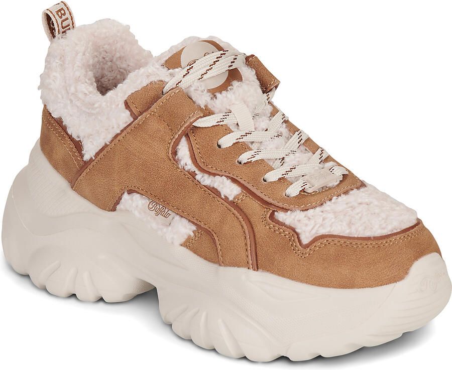 BUFFALO Sneakers laag 'Bliss' ombergrijs wolwit