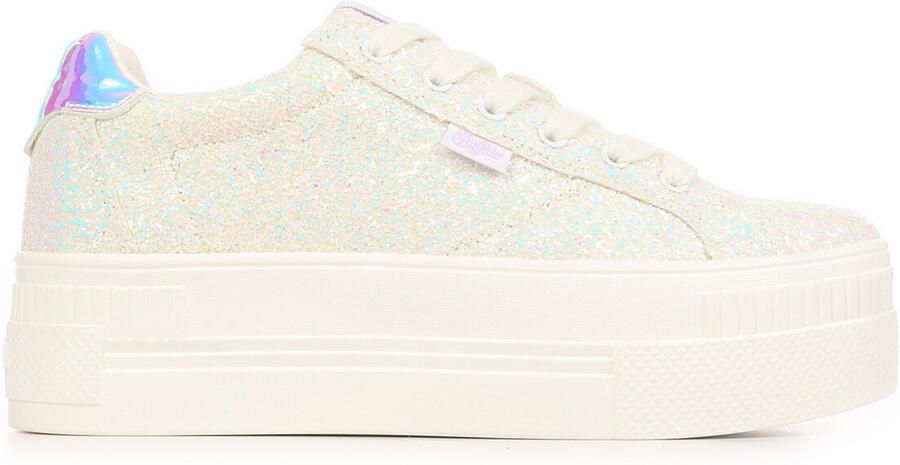 Buffalo Glanzende sneakers met labeldetail model 'PAIRED GLAM'