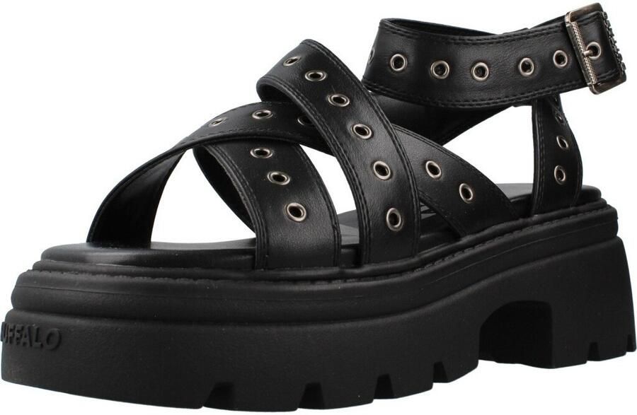Buffalo Sandalen met sleehak 1602360b