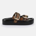 Buffalo Slippers Evelyn ari - Zwart